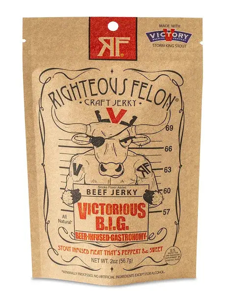 Righteous Felon : Victorious B.I.G. Beef Jerky