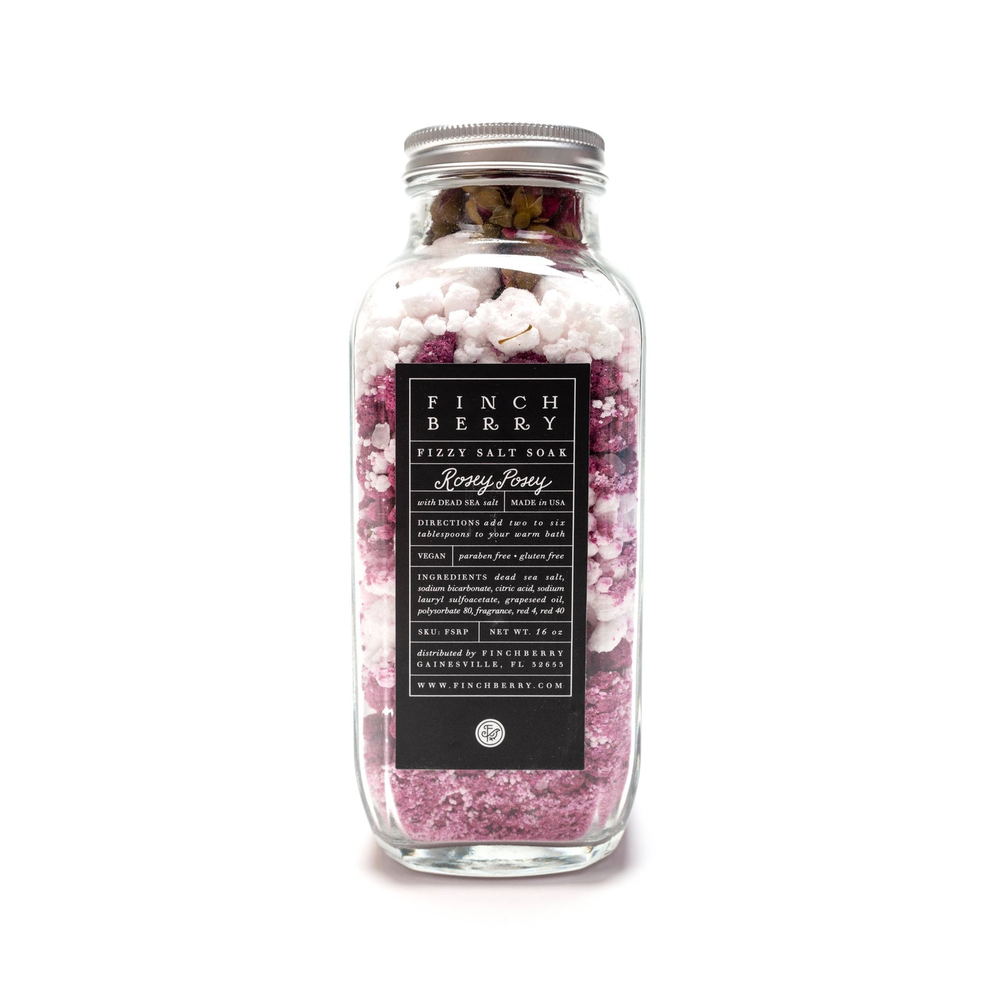 Finchberry Fizzy Salt Soak - Rosey Posey