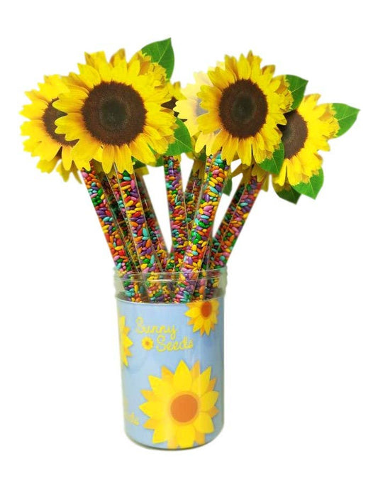 Rainbow Sunny Seeds® Sunflower Topper Tubes