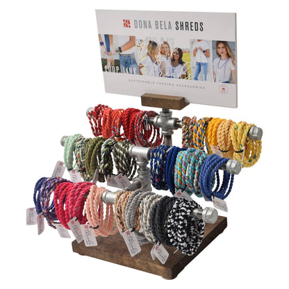 Threads Magnetic Wrap Bracelet 3-Tier Counter Display Pkg.