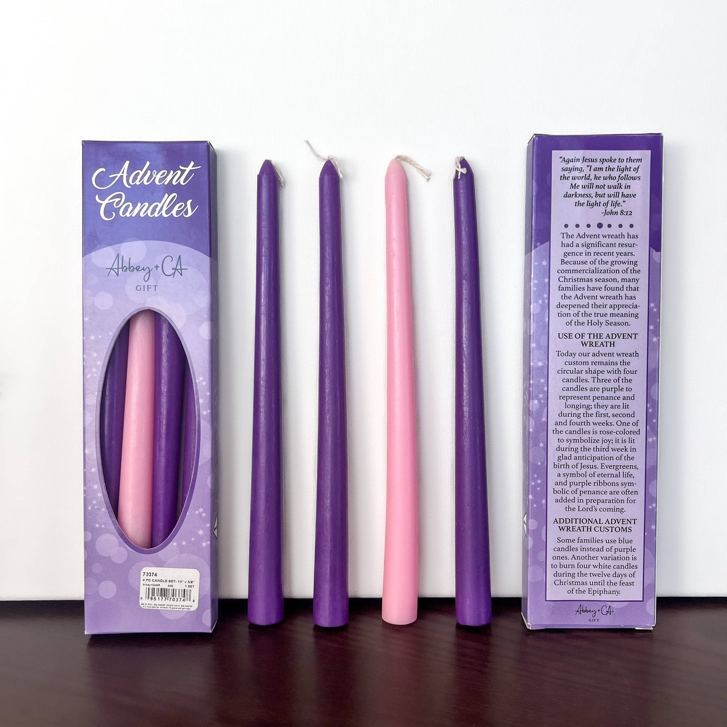 Set of 4 Taper Advent Candles