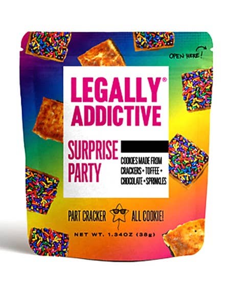 Legally Addictive Surprise Party Cracker Cookies Mini