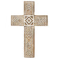 Wall Cross Brown White Wash