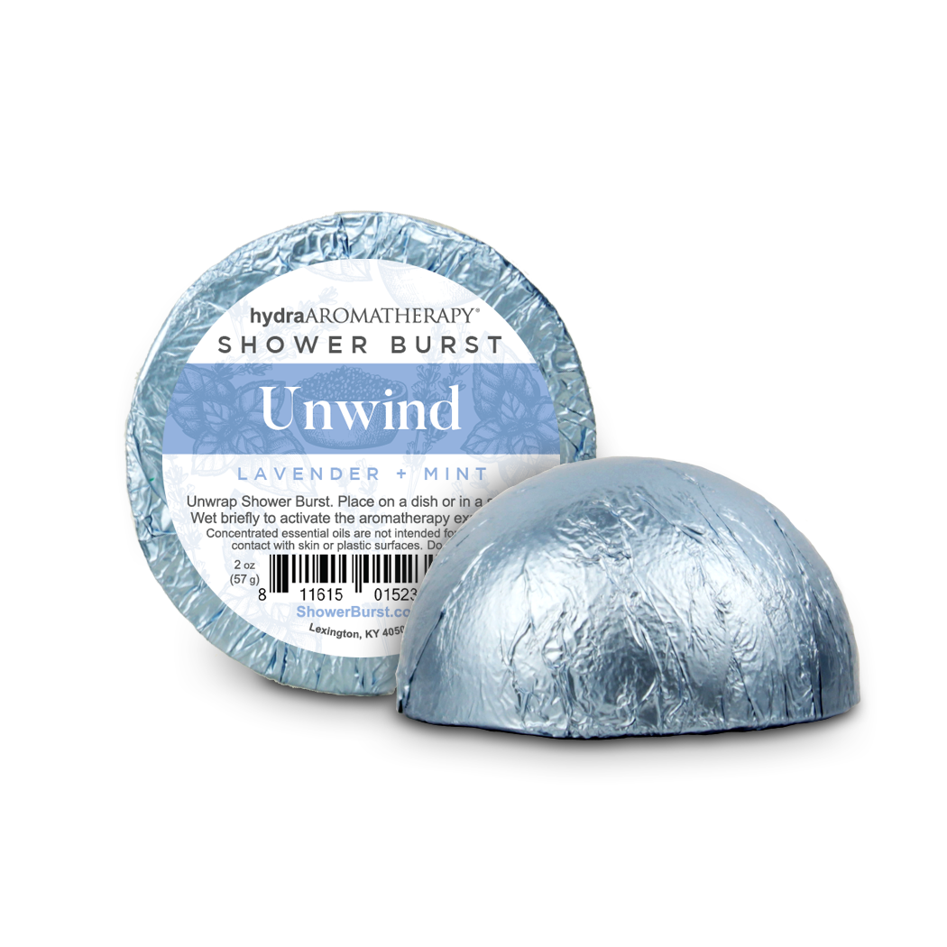 Shower Burst® Tablet in Unwind