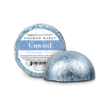 Shower Burst® Tablet in Unwind