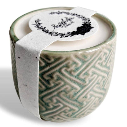 Ida | Growing Candle, flower seed-label, gifts, candles: Sandalwood + Vanilla