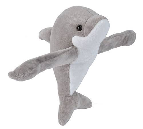 Huggers Dolphin Stuffed Animal 8"