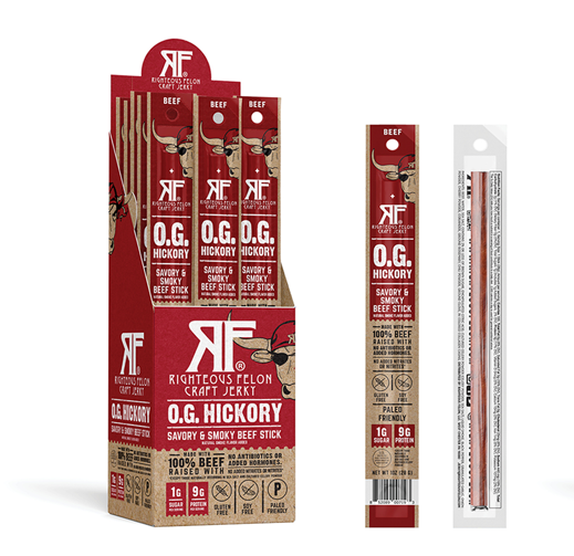 NEW O.G. Hickory Beef Stick - 24 Pack