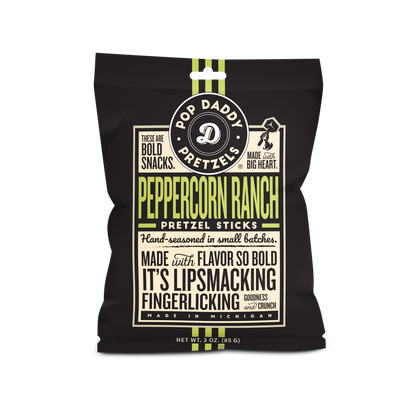 Pop Daddy – Peppercorn Ranch Seasoned Pretzels 3.0oz