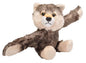 Huggers Wolf Stuffed Animal 8"